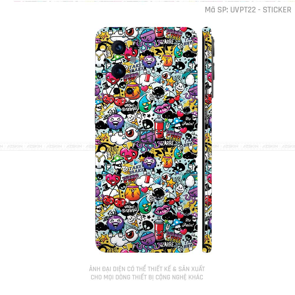 Dán Skin Oneplus 8/9 Series Vân Sticker 06 | UVPT22