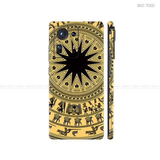 Dán Skin Điện Thoại Xiaomi Mi Mix Series Vân Nổi Trống Đồng | TD02