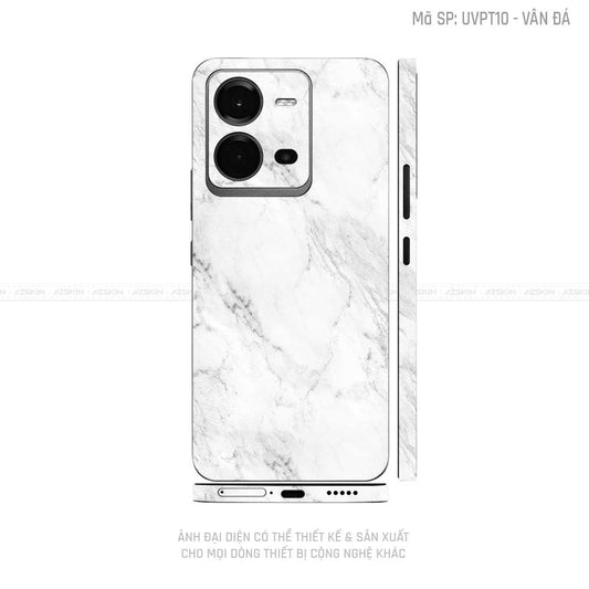 Dán Skin Vivo V Series Vân Đá Đen | UVPT10