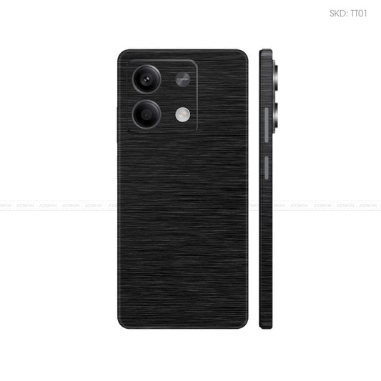 Dán Skin Điện Thoại Xiaomi Redmi 13 Series Màu Đen Xước | TT01