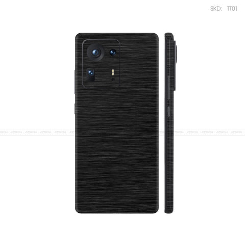 Dán Skin Điện Thoại Xiaomi Mi Mix Series Màu Đen Xước | TT01