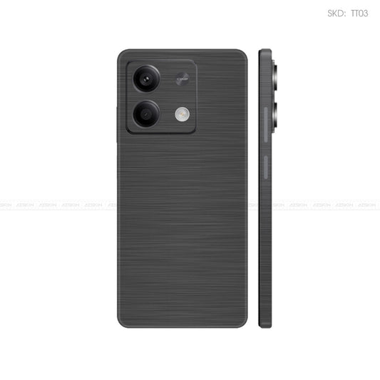 Dán Skin Điện Thoại Xiaomi Redmi 13 Series Màu Xám Xước | TT03