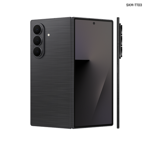 Dán Skin Galaxy Z Fold 7 Vân Titan Xước Xám | TT03