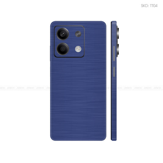 Dán Skin Điện Thoại Xiaomi Redmi 13 Series Màu Xanh Xước | TT04