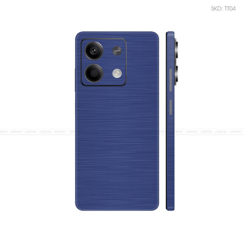 Dán Skin Điện Thoại Xiaomi Redmi 13 Series Màu Xanh Xước | TT04