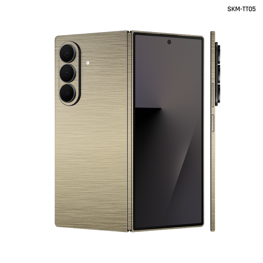 Dán Skin Galaxy Z Fold 7 Vân Titan Xước Vàng | AZFILM - TT05