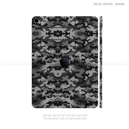 Dán Skin IPad Mini Series Vân Mamba Trắng | UVPT05