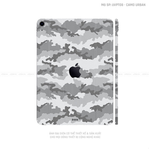 Dán Skin IPad Mini Series Vân Camo Urban Trắng | UVPT08
