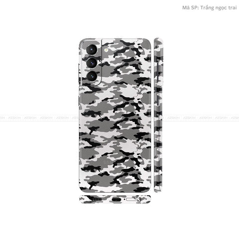 Dán Skin Galaxy S21 Series Vân Camo Urban Trắng | UVPT08