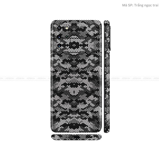 Dán Skin Galaxy S20 Series Vân Mamba Trắng | UVPT05