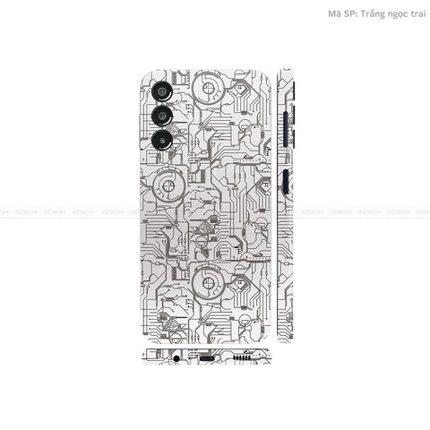 Dán Skin Galaxy A Series Vân Vi Mạch 2023 Trắng | UVPT14