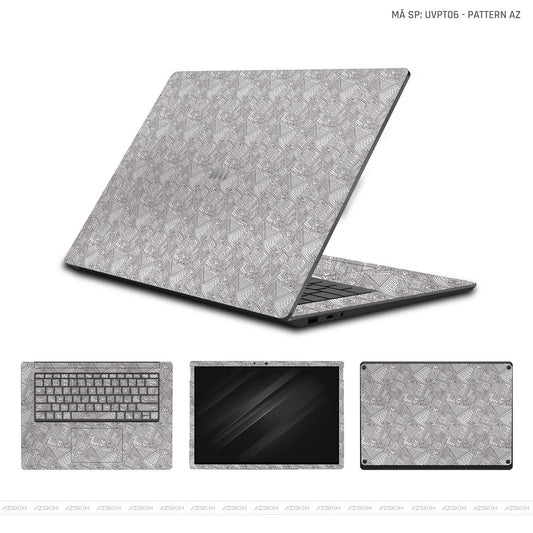 Dán Skin Laptop Xiaomi Vân Nổi Pattern AZ | UVPT06