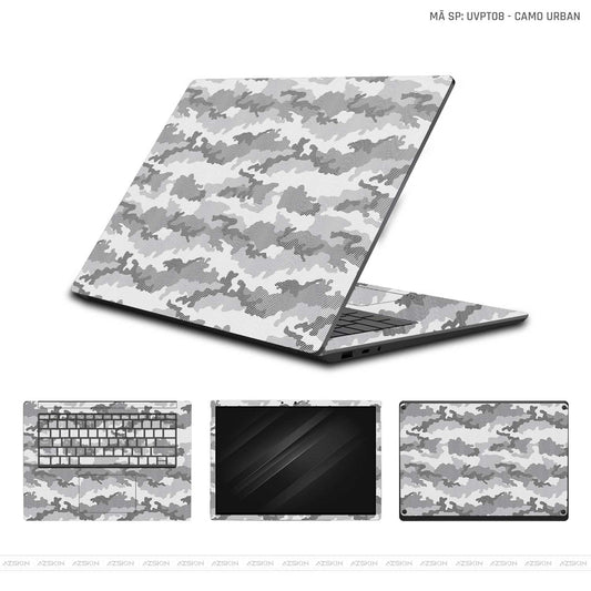 Dán Skin Laptop Xiaomi Vân Nổi Camo Urban | UVPT08