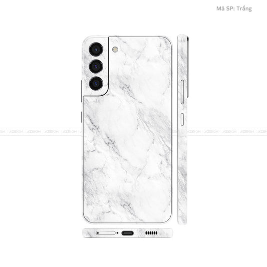 Dán Skin Galaxy S22 Series Vân Đá Trắng | UVPT10