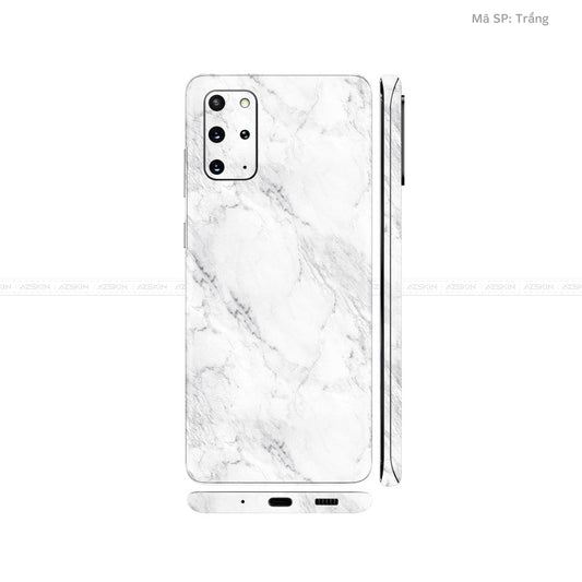 Dán Skin Galaxy S20 Series Vân Đá Trắng | UVPT10