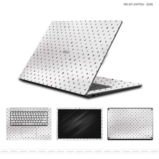 Dán Skin Laptop Xiaomi Vân Nổi ICON | UVPT04