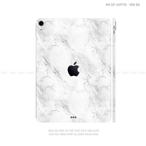 Dán Skin IPad Mini Series Vân Đá Trắng | UVPT10