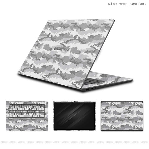 Dán Skin Laptop Gigabyte Vân Nổi Camo Urban | UVPT08