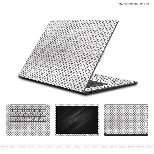 Dán Skin Laptop Xiaomi Vân Nổi Vân LV | UVPT16