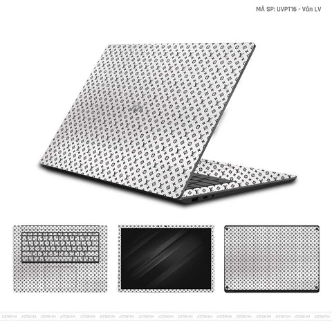 Dán Skin Laptop Xiaomi Vân Nổi Vân LV | UVPT16