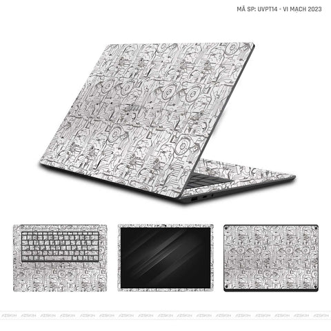 Dán Skin Laptop Xiaomi Vân Nổi Vi Mạch 2023 | UVPT14