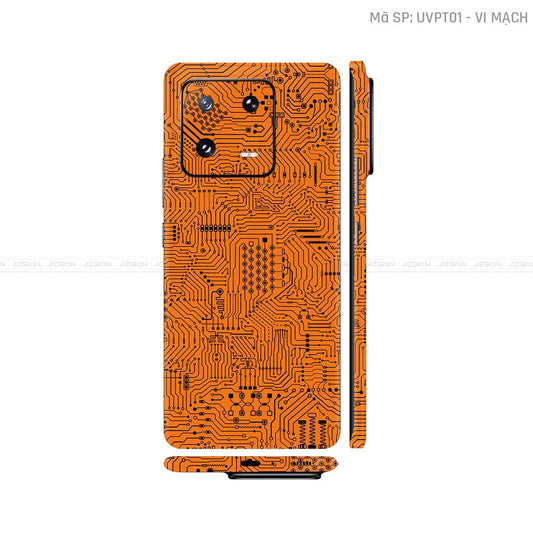 Dán Skin Xiaomi 14 Series Vân Nổi Vi Mạch | UVPT01