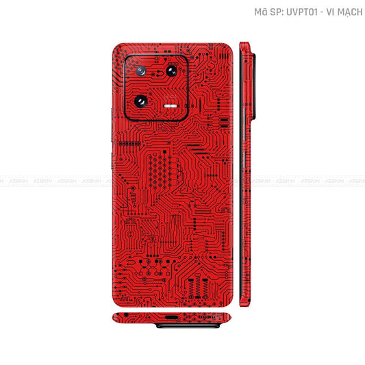 Dán Skin Xiaomi 14 Series Vân Nổi Vi Mạch | UVPT01