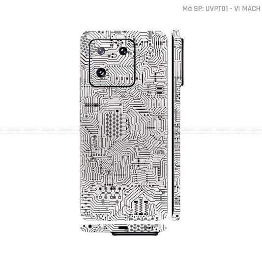 Dán Skin Xiaomi 14 Series Vân Nổi Vi Mạch | UVPT01