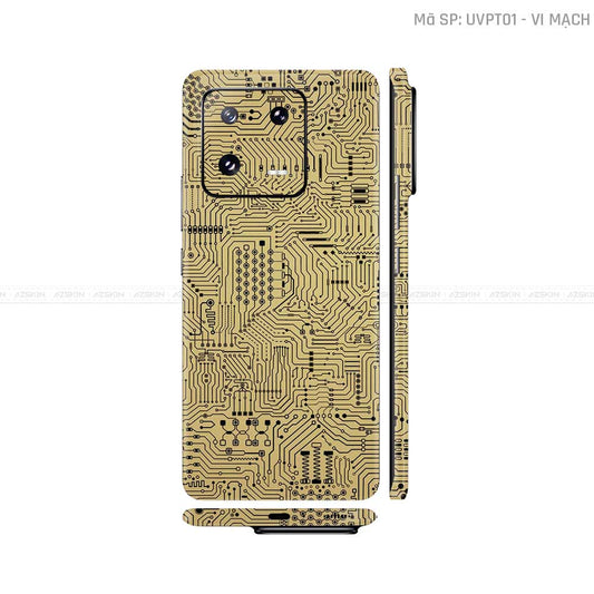 Dán Skin Xiaomi 14 Series Vân Nổi Vi Mạch | UVPT01
