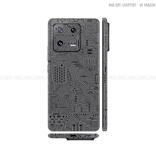 Dán Skin Xiaomi 14 Series Vân Nổi Vi Mạch | UVPT01