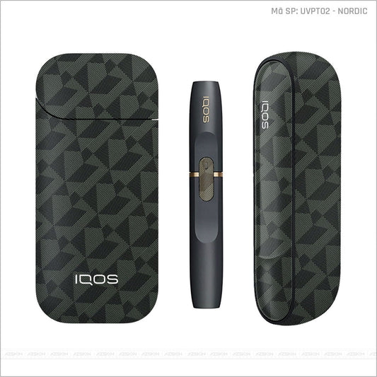 Dán Skin IQOS Vân Nordic Midnight | UVPT02