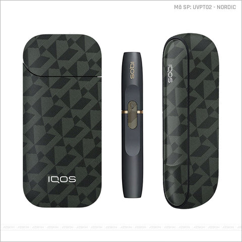 Dán Skin IQOS Vân Nordic Midnight | UVPT02