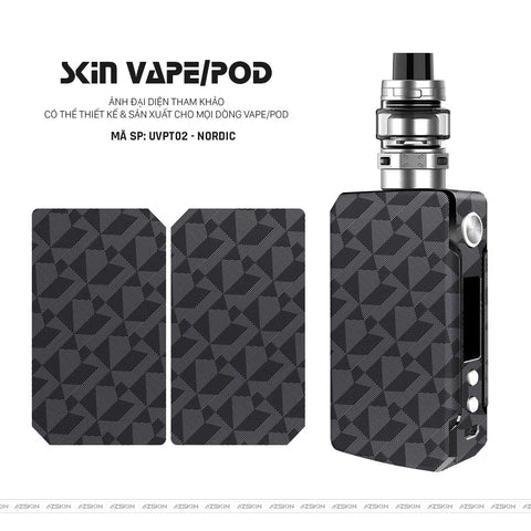 Dán Skin Vape Vân Nordic Xám | UVPT02