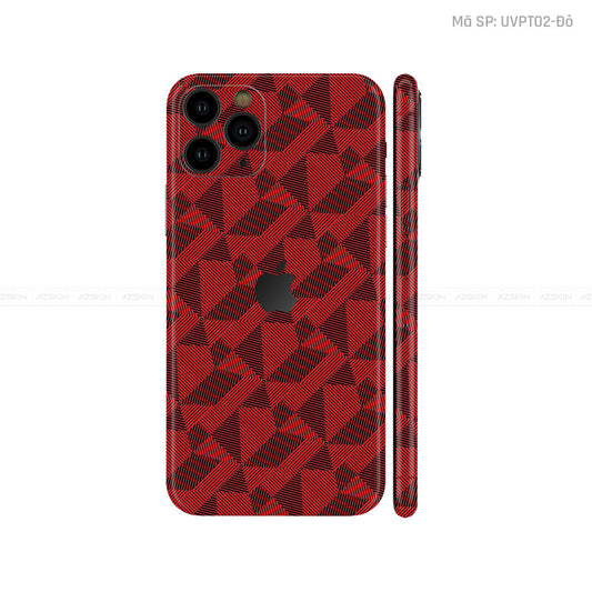 Dán Skin IPhone 11 Series Vân Nordic Đỏ | UVPT02