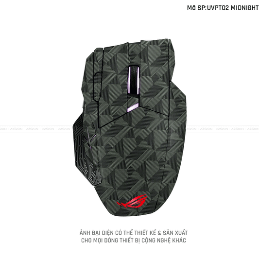 Skin Dán Chuột Asus Vân Nổi Hình Nordic Midnight | UVPT02