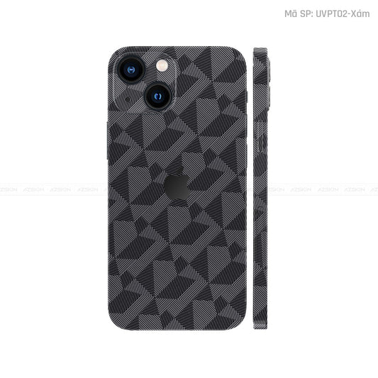 Dán Skin IPhone 14 Series Vân Nordic Xám | UVPT02