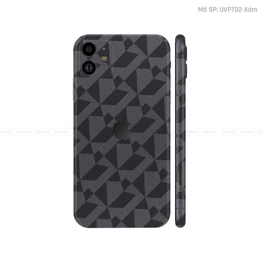 Dán Skin IPhone 11 Series Vân Nordic Xám | UVPT02
