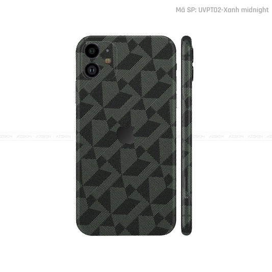 Dán Skin IPhone 11 Series Vân Nordi Xanh | UVPT02