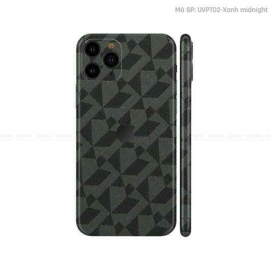 Dán Skin IPhone 11 Series Vân Nordi Xanh | UVPT02
