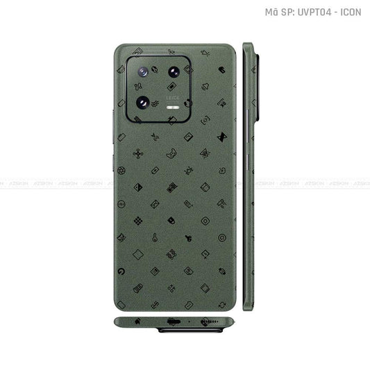 Dán Skin Xiaomi 14 Series Vân Nổi ICON | UVPT04