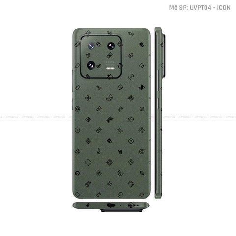 Dán Skin Xiaomi 14 Series Vân Nổi ICON | UVPT04