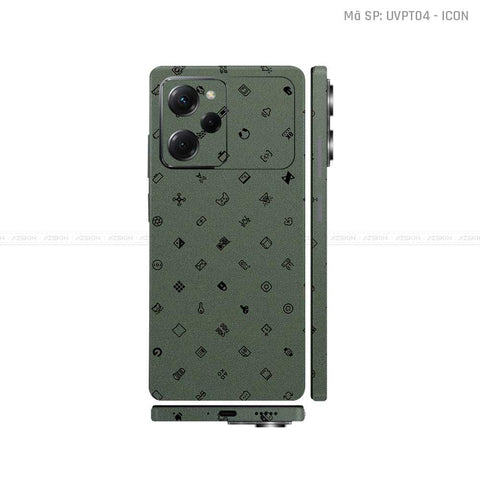 Dán Skin POCO Series Vân Nổi ICON Midnight | UVPT04