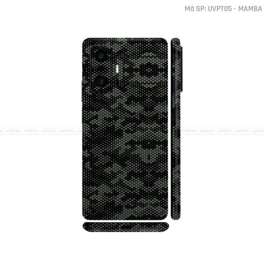 Dán Skin Xiaomi 11 Series Vân Nổi Mamba Midnight | UVPT05