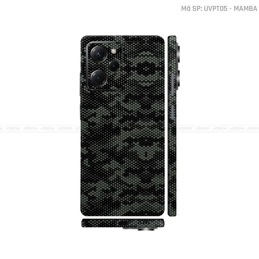 Dán Skin POCO Series Vân Nổi Mamba Midnight | UVPT05
