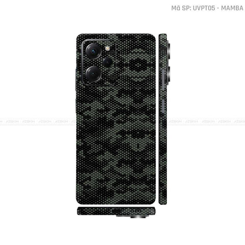 Dán Skin POCO Series Vân Nổi Mamba Midnight | UVPT05