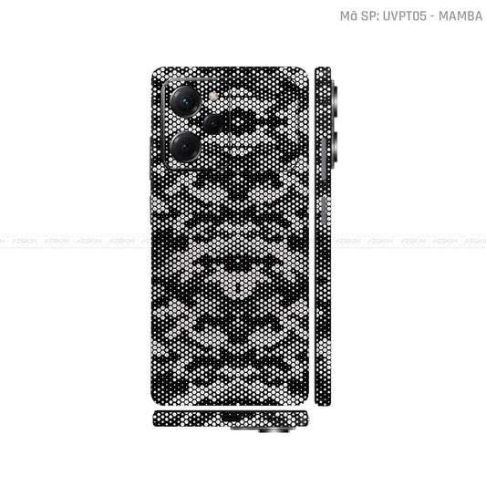 Dán Skin POCO Series Vân Nổi Mamba Trắng | UVPT05