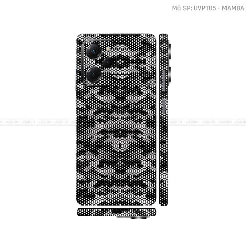 Dán Skin POCO Series Vân Nổi Mamba Trắng | UVPT05