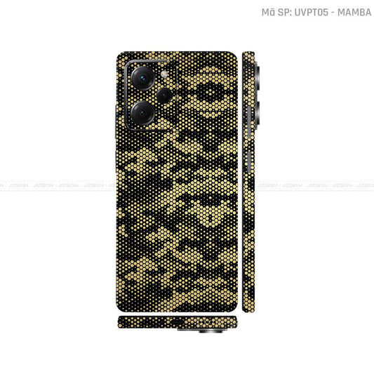Dán Skin POCO Series Vân Nổi Mamba Vàng Đồng | UVPT05