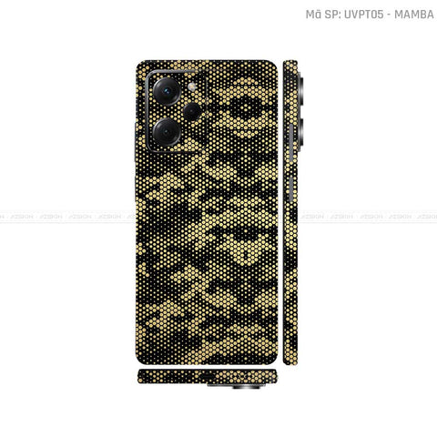 Dán Skin POCO Series Vân Nổi Mamba Vàng Đồng | UVPT05