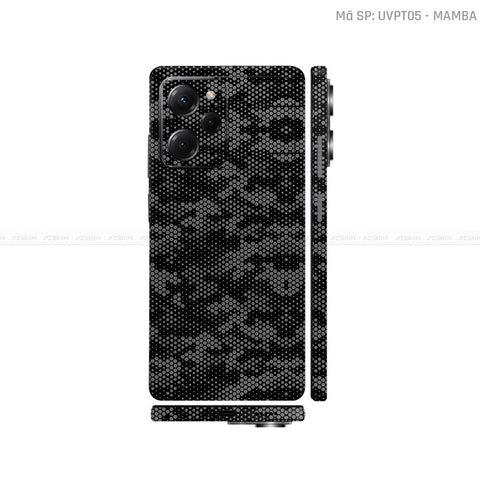 Dán Skin POCO Series Vân Nổi Mamba Xám | UVPT05